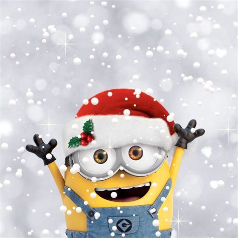 Pin By Jamie Stone On Despicable But Awesome Minion Christmas Merry