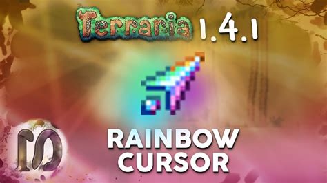 Terraria 141 How To Get The Super Rare Rainbow Cursor New Accessory