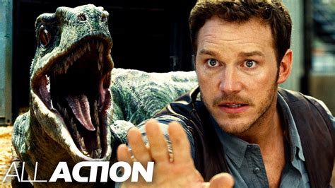 Taming Velociraptors Jurassic World All Action Youtube