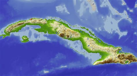 Mapa Político De Cuba