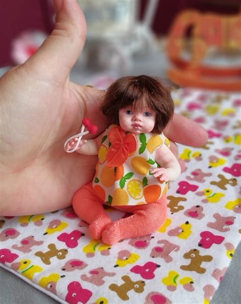 Miniature Polymer Clay Dolls Kovalevadoll Tiny Silicone Baby Dolls