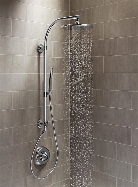 Kohler K Bn Hydrorail S Bath And Shower Column Vibrant Brushed