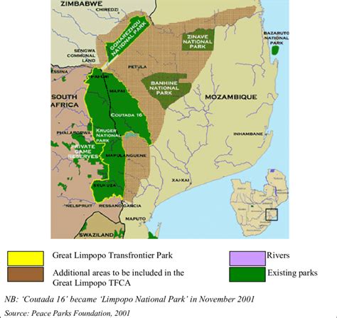 Great Limpopo Transfrontier Conservation Area Download Scientific Diagram