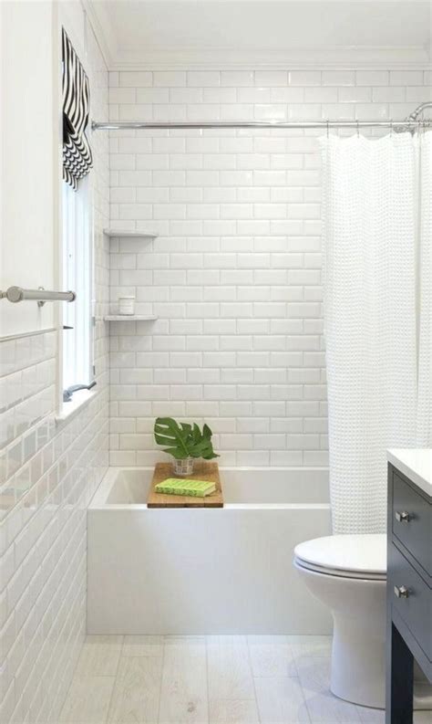 30 Stunning White Subway Tile Bathroom Design White Subway Tile