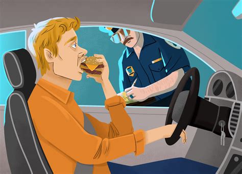 Distracted Driving Why Eating While Driving Should Be Illegal Thrillist