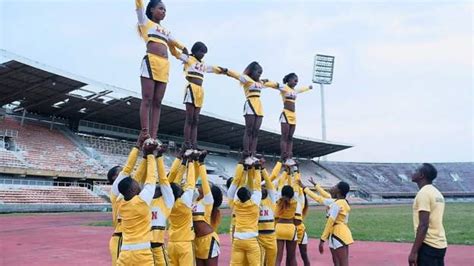 Meet Nigerian Cheerleaders Team Lagos Cheer Nigeria Bbc Sport