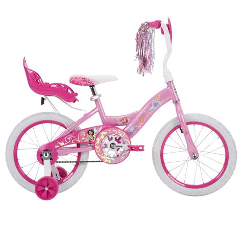 Disney Princess Girls 16 Sidewalk Bike With Training Wheels By Huffy