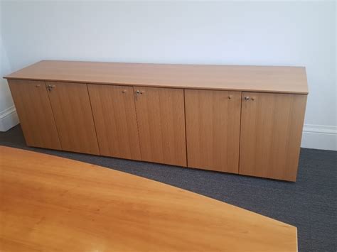 Long Meeting Roomconference Room Triple Cupboard Sideboardside