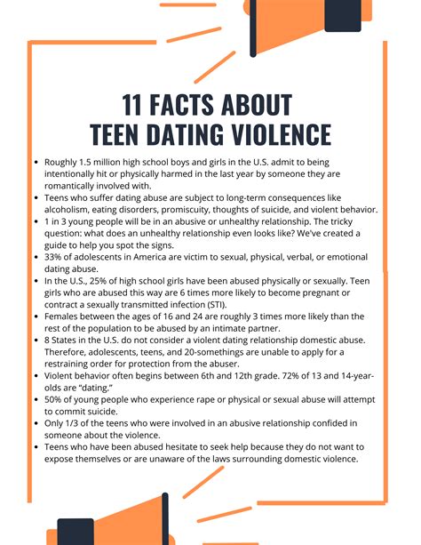 11 Facts About Teen Dating Violence Montgomery County Womens Center