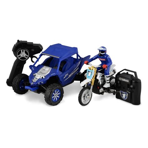 118 Scale Yamaha Yzx 1000r 112 Scale Yz450f Combo Pack Blue Hyper