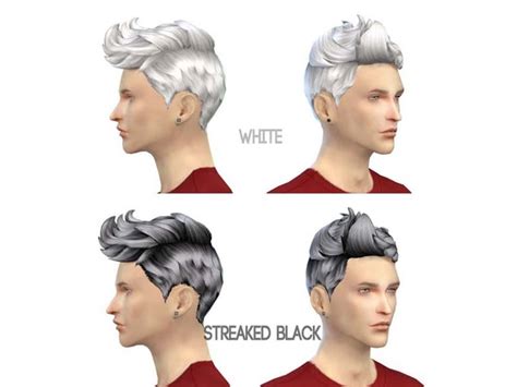 Sims 4 Hairs The Sims Resource The Plane Head Hairstyle By The 77 Sims