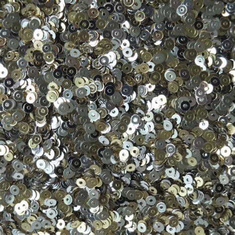 3mm Sequins Silver Light Gold Metallic Two Sided Reversible Sequinsusa