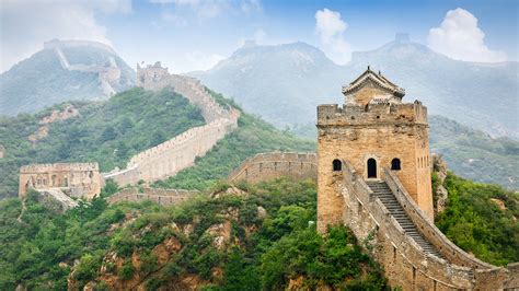 Photo China Nature Mountains The Great Wall Of China 1920x1080