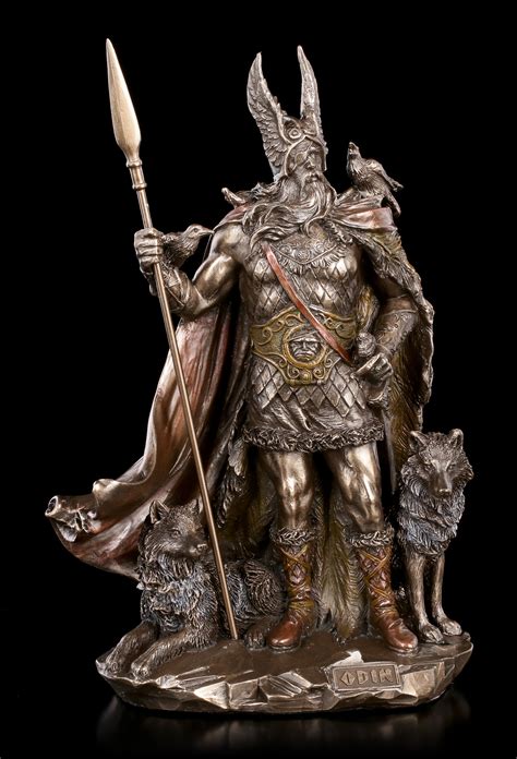 Odin Figur mit Wölfen | Veronese | www.figuren-shop.de