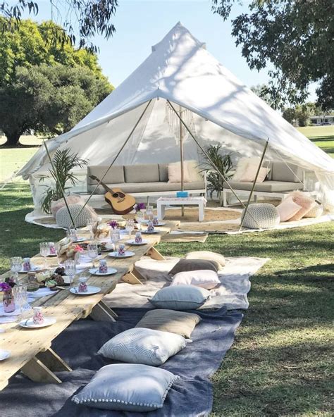Lounge Tent Setup Backyard Party Outdoor Parties Picnic Set