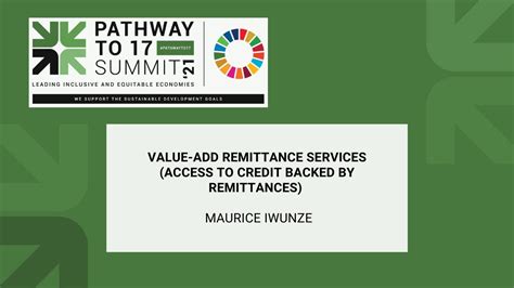 Value Add Remittance Services Access To Credit Backed By Remittances