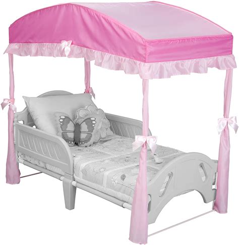 Canopy bed ideas can make you fall in love with your bedroom again. Girls Toddler Bed Canopy Pink Bedroom Princess Furniture ...