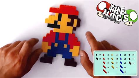 Como Hacer A Mario Bros Con Bloques De Lego Lego Pixel Art Mario Bros