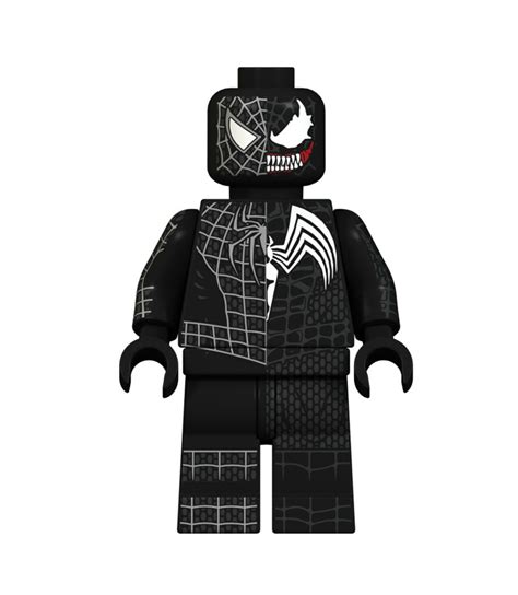 01bigbricks Custom Spider Man X Venom Minifigs Fit Lego