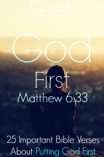 25 Major Bible Verses About Putting God First In Your Life