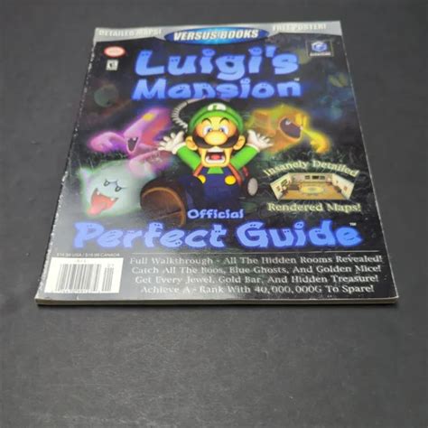 LUIGI S MANSION OFFICIAL Perfect Guide Versus Strategy Book For