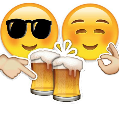 Emojis Drinking Beer Png By Bonbonkanone On Deviantart