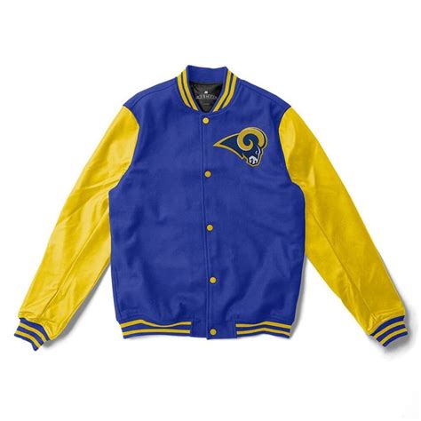 Los Angeles Rams Varsity Jacket Nfl Letterman Jacket Jack N Hoods