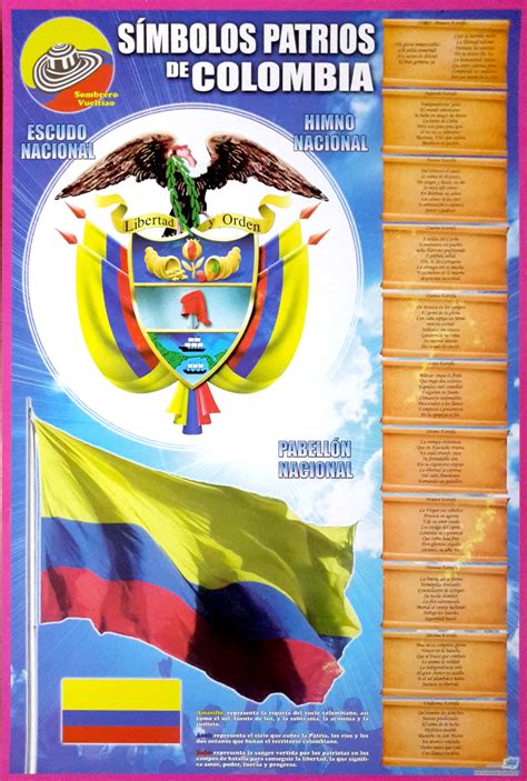 Simbolos Patrios De Colombia Dpsoc15 Teducacion