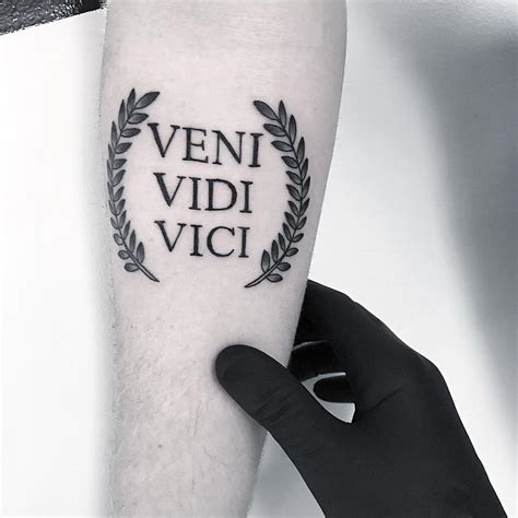 Veni Vidi Vici Tattoo By Loughie Alston Tattoogrid Net