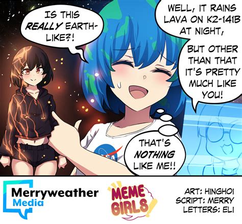 Earth Chan And K2 141b Original Drawn By Hinghoi And Merryweather
