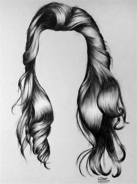 Image Result For Wavy Hair Drawing Amazing Drawings Easy Drawings Art