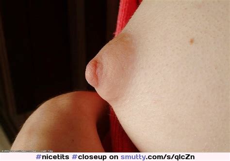 Natural Tits Puffy Nipples Close Up