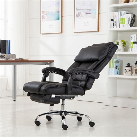 Belleze Executive Reclining Office Chair High Back Pu