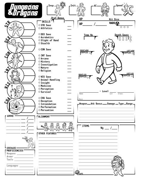 Dnd E Printable Character Sheet That Are Persnickety Lucas Website Dd