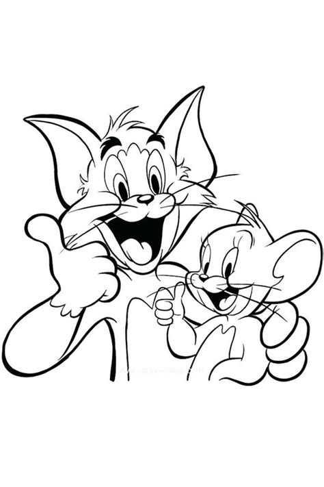 Tom The Cat Coloring Pages Tom And Jerry Coloring Pages Coloring Images And Photos Finder