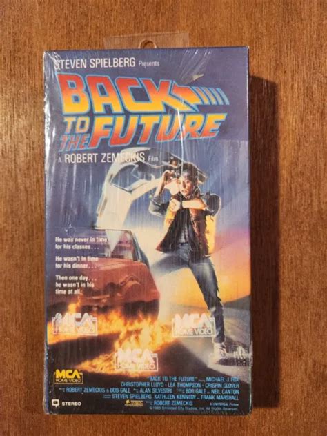 Back To The Future Vhs Tape 1986 Sealed W Wraparound Watermarks See