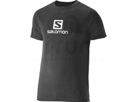 Salomon Tee Shirt Cotton M Homme Noir Pas Cher