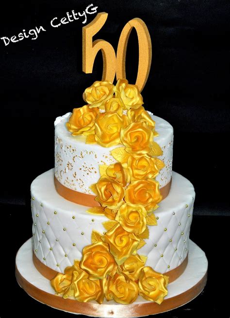 50°anniversario Wedding Cake