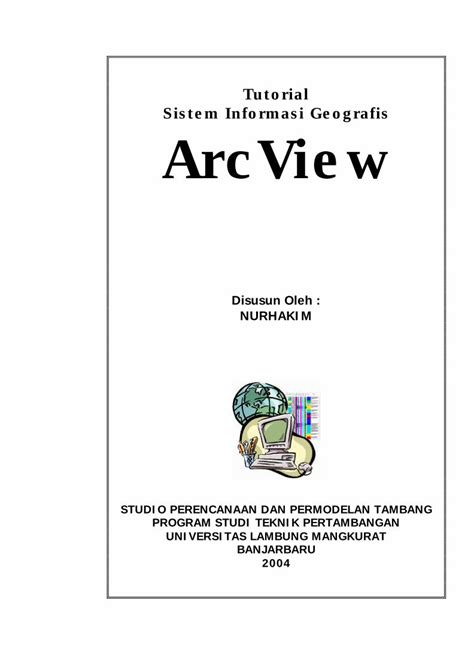 PDF Tutorial Sistem Informasi Geografis ArcView DOKUMEN TIPS