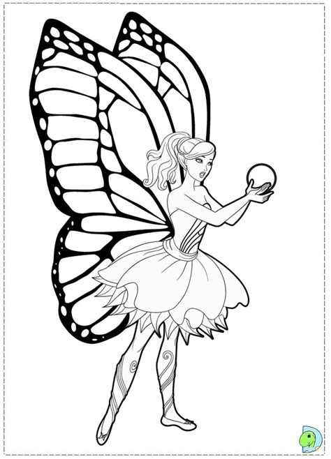 The most popular doll of all time is of course barbie. Barbie Mariposa and the Fairy Princess coloring page ...