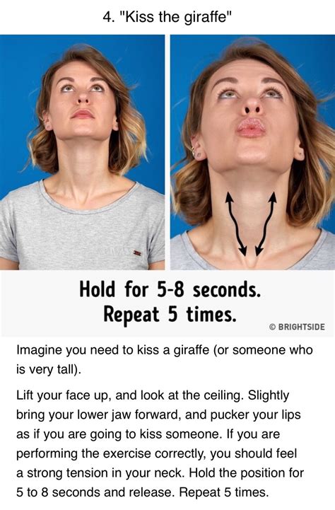 the 7 most effective exercises to get rid of double chin musely