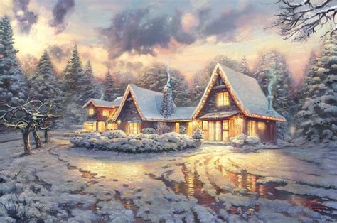 Thomas Kinkade Winter