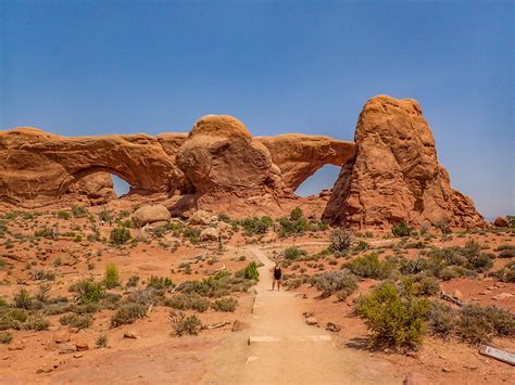Driving Arches National Park Moab Utah National Sights Series