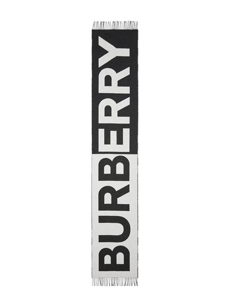 Burberry Reversible Logo Scarf Farfetch