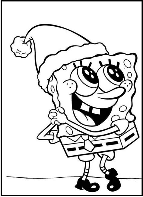The best collection of spongebob squarepantscoloring pages. Spongebob Squarepants Christmas Printable Coloring Pages ...