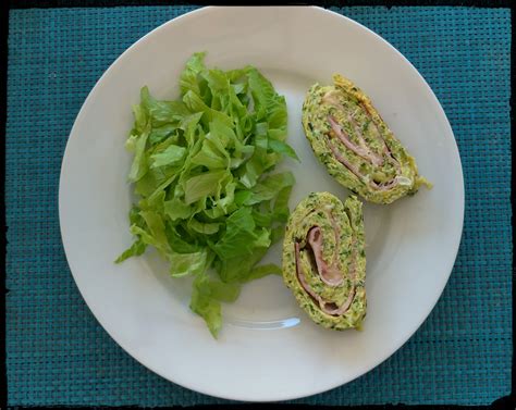 Recette Roulé de courgettes au jambon et fromage