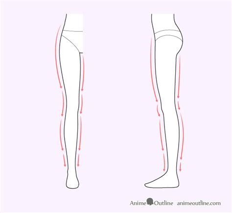 How To Draw Female Anime Legs Tutorial Orton Factere