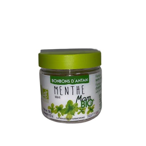 Bonbon menthe BIO 120g