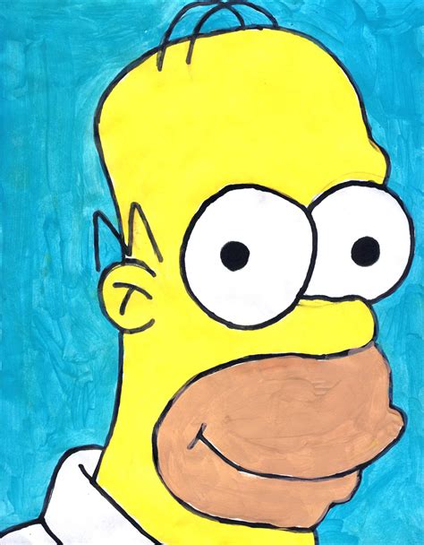My Painting Of Homer Simpson R Thesimpsons
