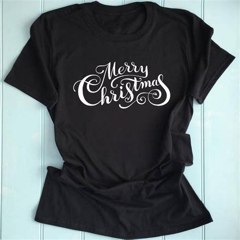 Merry Christmas Adult T Shirt Assorted Colours By Pink Pineapple Home